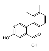 5-(2,3-dimethylphenyl)-2-oxo-1H-pyridine-4-carboxylic acid Structure