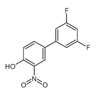 4-(3,5-difluorophenyl)-2-nitrophenol Structure