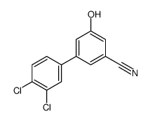 3-(3,4-dichlorophenyl)-5-hydroxybenzonitrile Structure