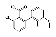 2-chloro-6-(2-fluoro-3-methoxyphenyl)benzoic acid结构式