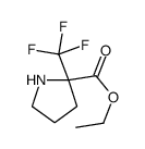 ethyl 2-(trifluoromethyl)pyrrolidine-2-carboxylate Structure