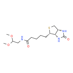 1H-Thieno[3,4-d]imidazole-4-pentanamide, N-(2,2-dimethoxyethyl)hexahydro-2-oxo-, (3aS,4S,6aR)- Structure