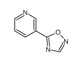 Pyridine,3-(1,2,4-oxadiazol-5-yl)-(9CI) Structure
