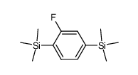 (2-fluoro-1,4-phenylene)bis(trimethylsilane) Structure