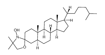 3-doxyl-5α-cholestane nitroxide结构式