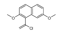 1-(1-chlorovinyl)-2,7-dimethoxynaphthalene结构式