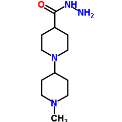 1'-Methyl-1,4'-bipiperidine-4-carbohydrazide结构式