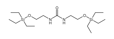 1,3-bis(2-((triethylsilyl)oxy)ethyl)urea结构式