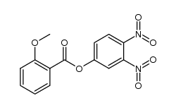 3,4-dinitrophenyl 2-methoxybenzoate Structure