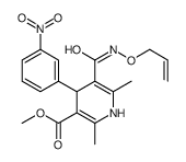 methyl 2,6-dimethyl-4-(3-nitrophenyl)-5-(prop-2-enoxycarbamoyl)-1,4-dihydropyridine-3-carboxylate Structure