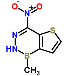 1-Methyl-4-nitro-1,2-dihydrothieno[3,2-d][1,2,3]diazaborinine Structure