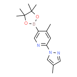 4-Methyl-2-(4-methyl-1H-pyrazol-1-yl)-5-(4,4,5,5-tetramethyl-1,3,2-dioxaborolan-2-yl)pyridine picture