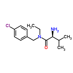 N-(4-Chlorobenzyl)-N-ethyl-L-valinamide Structure