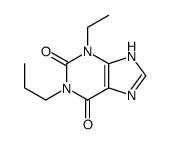 3-ethyl-1-propyl-7H-purine-2,6-dione Structure