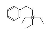 triethyl(2-phenylethyl)azanium Structure