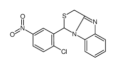 1-(2-Chloro-5-(hydroxy(oxido)amino)phenyl)-3H-[1,3]thiazolo[3,4-a]benz imidazole Structure