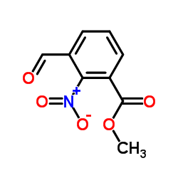 Methyl 3-formyl-2-nitrobenzoate structure