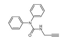 1,1-diphenyl-3-(prop-2-ynyl)urea结构式
