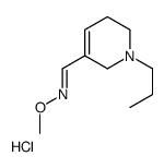 (E)-N-methoxy-1-(1-propyl-3,6-dihydro-2H-pyridin-5-yl)methanimine,hydrochloride Structure