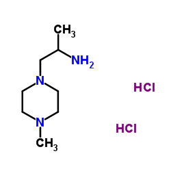 1-(4-Methyl-1-piperazinyl)-2-propanamine dihydrochloride结构式