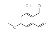 2-hydroxy-4-methoxy-6-vinylbenzaldehyde Structure