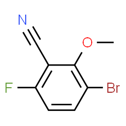 3-Bromo-6-fluoro-2-methoxybenzonitrile picture