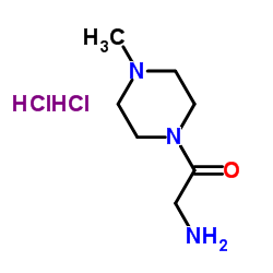 Ethanone,2-amino-1-(4-methyl-1-piperazinyl)-, hydrochloride (1:2) picture