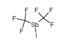 Bis(trifluormethyl)-jodstiban结构式