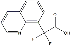 2,2-Difluoro-2-(quinolin-8-yl)acetic acid structure