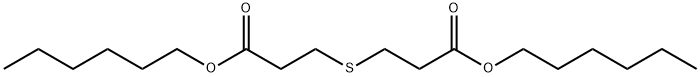 Dihexyl 3,3'- thiodipropionate Structure