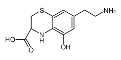 (3R)-7-(2-aminoethyl)-5-hydroxy-3,4-dihydro-2H-1,4-benzothiazine-3-carboxylic acid Structure