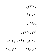 2-Pentene-1,5-dione,3-benzoyl-1,5-diphenyl- Structure