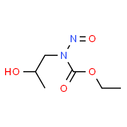 Carbamic acid,(2-hydroxypropyl)nitroso-,ethyl ester (9CI)结构式