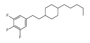 1,2,3-trifluoro-5-[2-(4-pentylcyclohexyl)ethyl]benzene结构式