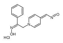 [1-[(2E)-2-hydroxyimino-2-phenylethyl]pyridin-4-ylidene]methyl-oxoazanium,chloride Structure