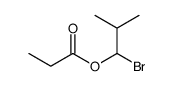 (1-bromo-2-methylpropyl) propanoate Structure