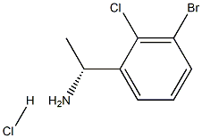 (1R)-1-(3-BROMO-2-CHLOROPHENYL)ETHYLAMINE HYDROCHLORIDE结构式