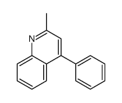 2-methyl-4-phenylquinoline Structure