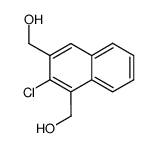 1,3-Bis-hydroxymethyl-2-chlornaphthalin结构式