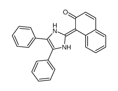 1-(4,5-diphenyl-1,3-dihydroimidazol-2-ylidene)naphthalen-2-one结构式