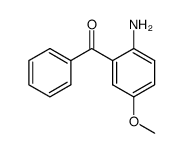 (2-amino-5-Methoxyphenyl)phenylmethanone structure