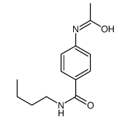 4-acetamido-N-butylbenzamide结构式