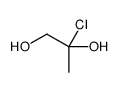 2-chloropropane-1,2-diol结构式