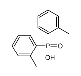 bis(2-methylphenyl)phosphinic acid structure