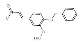 2-methoxy-4-[(Z)-2-nitroethenyl]-1-phenylmethoxy-benzene structure