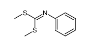 N-(Phenyl)imidodithiokohlensaeure-S,S'-dimethylester Structure