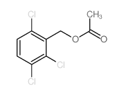 Benzenemethanol,2,3,6-trichloro-, 1-acetate结构式