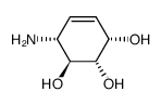 4-Cyclohexene-1,2,3-triol,6-amino-,[1S-(1alpha,2beta,3beta,6beta)]-(9CI)结构式