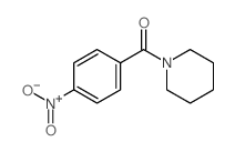 Methanone,(4-nitrophenyl)-1-piperidinyl-结构式