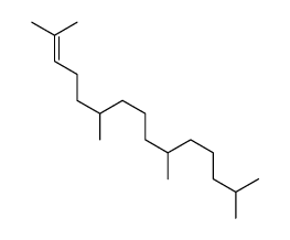 2,6,10,14-tetramethylpentadec-2-ene结构式